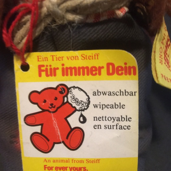 REAL GERMAN STEIFF FATHER HEDGEHOG - Picture 8 of 13